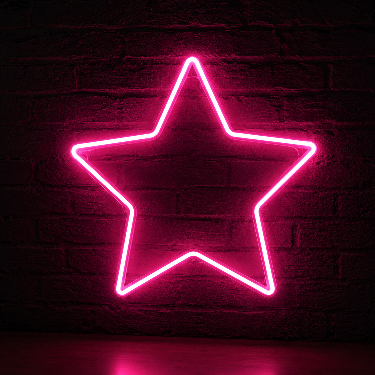 EDG Enzo De Gasperi NeonLed Stella di Natale Double Face D 60 Cm 240 Led Pink