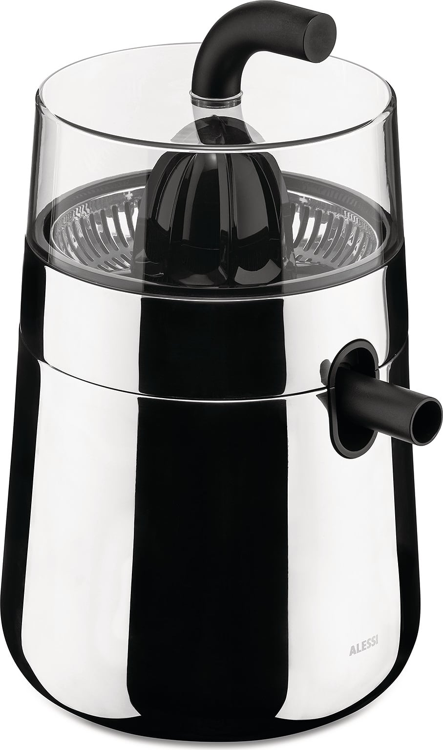 Alessi Toru Spremiagrumi Elettrico Nero in Acciaio Inox e Resina Termoplastica