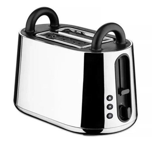 Alessi Tostapane Toru Nero in Acciaio Inox e Resina Termoplastica