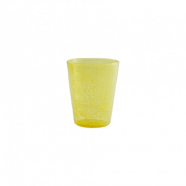 Zani Serafino Memento Synth Bicchiere da Acqua Giallo in Metacrilato