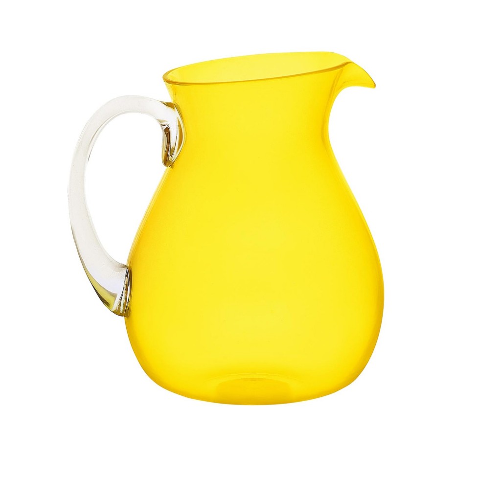 Zani Serafino Caraffa Synth Colore Gialla Brocca in MS-Metacrilato