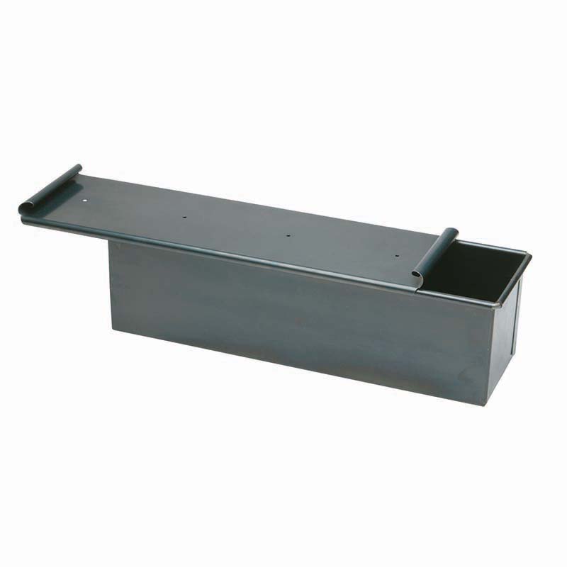 AGNELLI Forma Pan Carrè con Coperchio Lamiera Blu 30x10 cm
