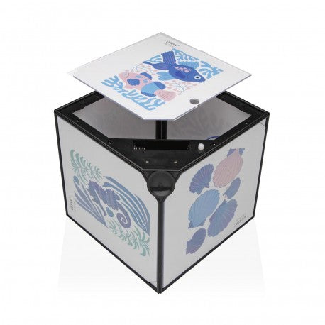 Versa Cubo Foto Nero Juno 15x15