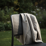 Dettaglio schienale Sedia Bora Antracite