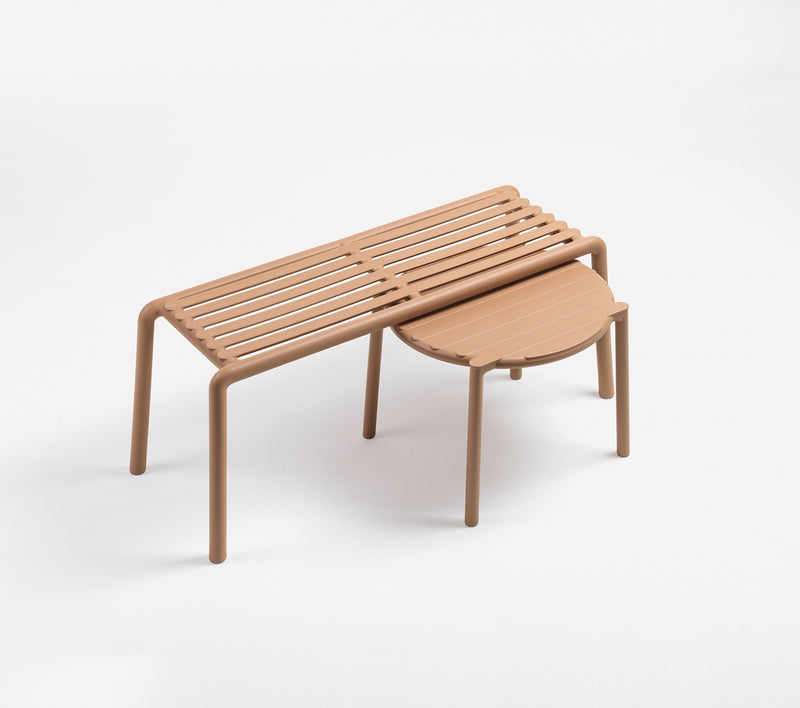 Nardi Doga Bench New Panchina da Esterno colore Pera 102,5 x 44 x 39 cm – Panchina Moderna per Giardino e Terrazzo