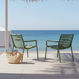 Due sedie Doga Relax su beach club