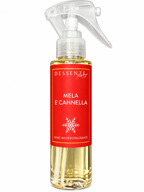 DESSENZE Profumo per Albero di Natale Christmas Spray Mela e Cannella 100 ml – Spray Profumato Natalizio