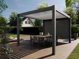 L'Arcolaio Pergola Bioclimatica Garage 3 x 4 Mt Antracite
