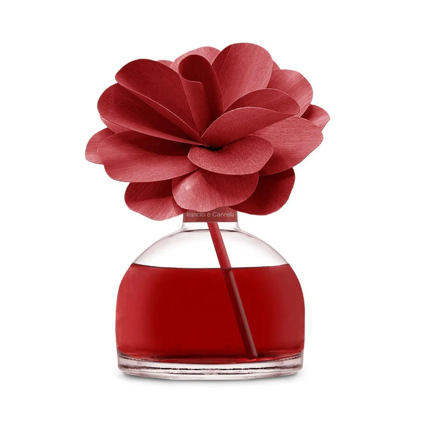 Muhà Flower Profumatore Diffuser Camelia 200ml Arancio & Cannella