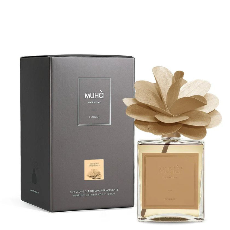 Muhà Profumatore Diffusore Flower Camelia Vaniglia & Ambra 500 Ml