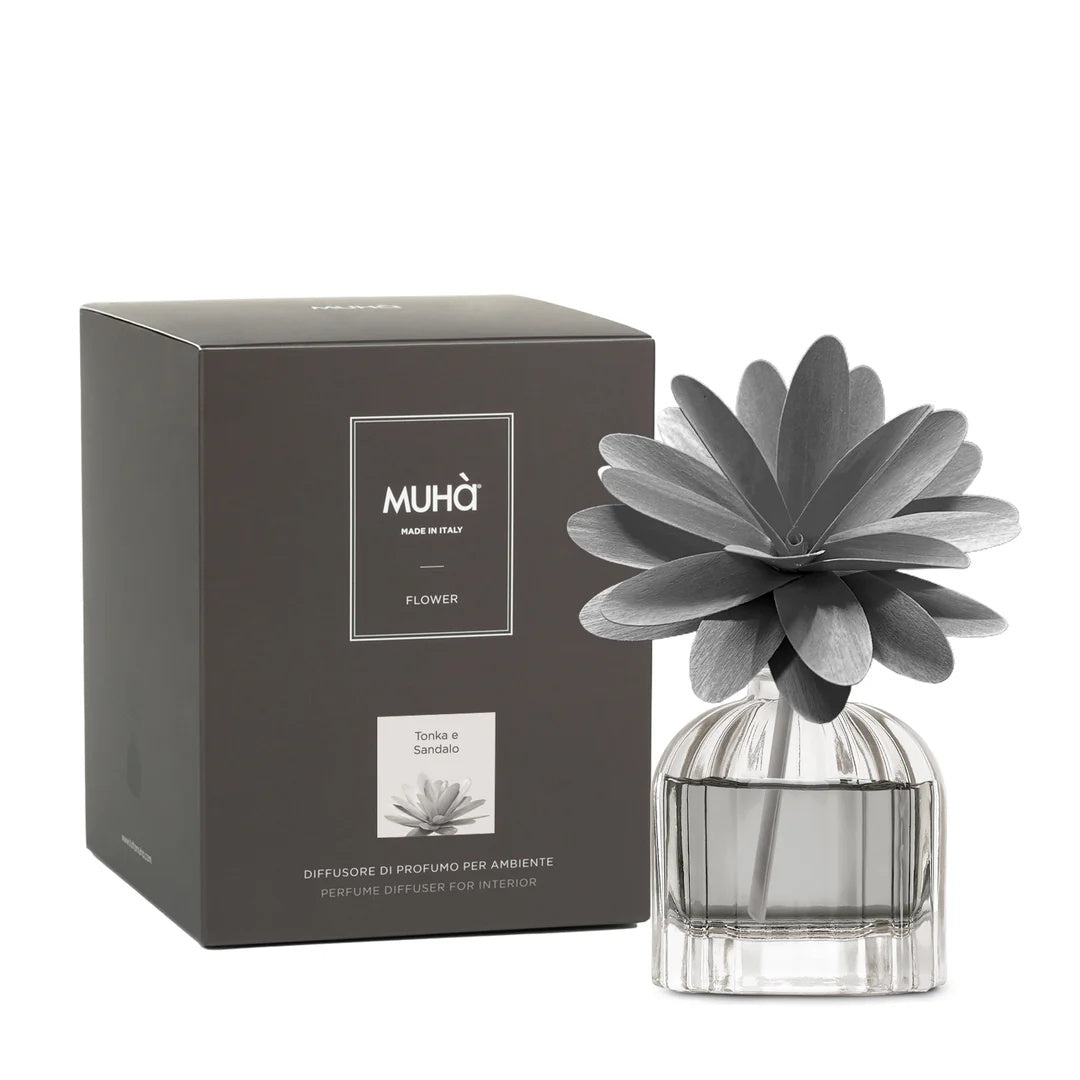 Muhà Flower Profumatore Diffuser 60ml Tonka e Sandalo