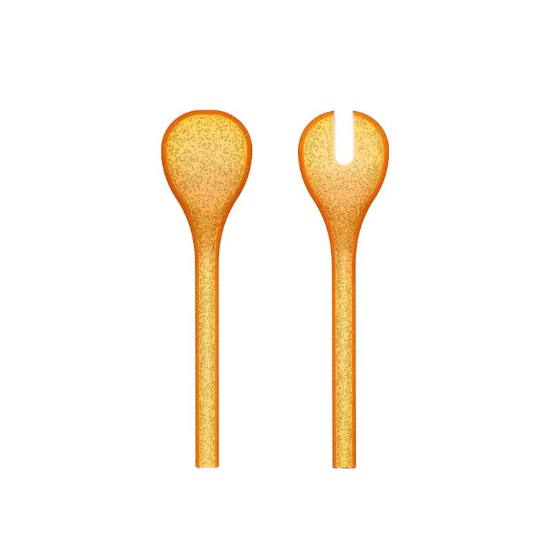 Zani Serafino Posate da Insalata Salad Server Me Synth Metacrilato Mandarin