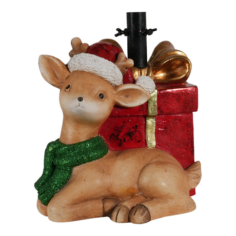 arpimex arpimex base albero di natale bambi 32 x 33 x 375 cm gesso rosso oro ean 8018318506031