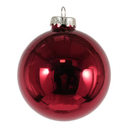 ARPIMEX Box 4 Sfere di Natale D 120 Mm Vetro Bordeaux