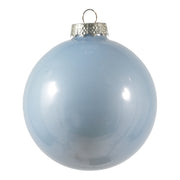 ARPIMEX Box 4 Sfere di Natale D 120 Mm Vetro Celeste