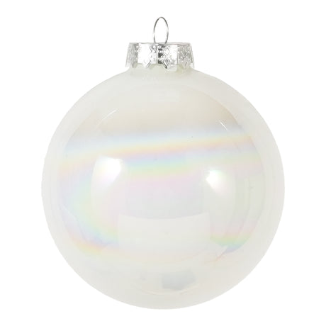 arpimex arpimex box 72 pick mini sfere di natale d 30 mm vetro bianco perla ean 8018318959516