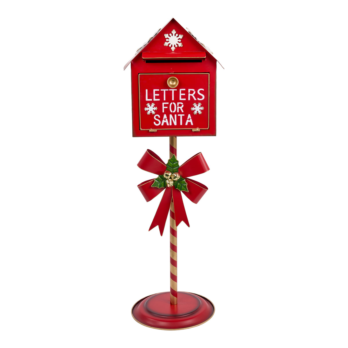 arpimex arpimex cassetta postale per babbo natale 31 x 29 x 101 cm metallo rosso ean 8018318534133