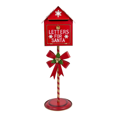 arpimex arpimex cassetta postale per babbo natale 31 x 29 x 101 cm metallo rosso ean 8018318534133