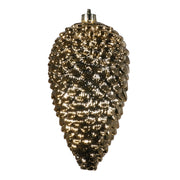 ARPIMEX Decorazione di Natale Pigna 13 x 25 Cm Plastica Oro