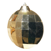 ARPIMEX Disco Decorazione di Natale 19,5 x 6,5 x 22 Cm Plastica Oro
