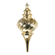 ARPIMEX Ornamento di Natale a Spirale Appuntito 11,5 x 26,5 Cm Plastica Oro