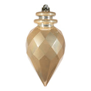 ARPIMEX Ornamento di Natale Diamante Appuntito 11,5 x 25 Cm Plastica Beige