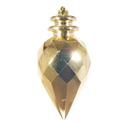 ARPIMEX Ornamento di Natale Diamante Appuntito 11,5 x 25 Cm Plastica Oro
