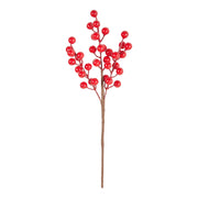 ARPIMEX Ramo Bacca Natalizia H 32 Cm Rosso