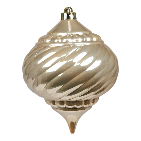 arpimex arpimex sfera goccia rigata di natale d 150 mm plastica beige ean 8018318536243