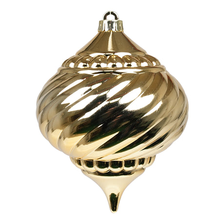 arpimex arpimex sfera goccia rigata di natale d 150 mm plastica oro ean 8018318536199