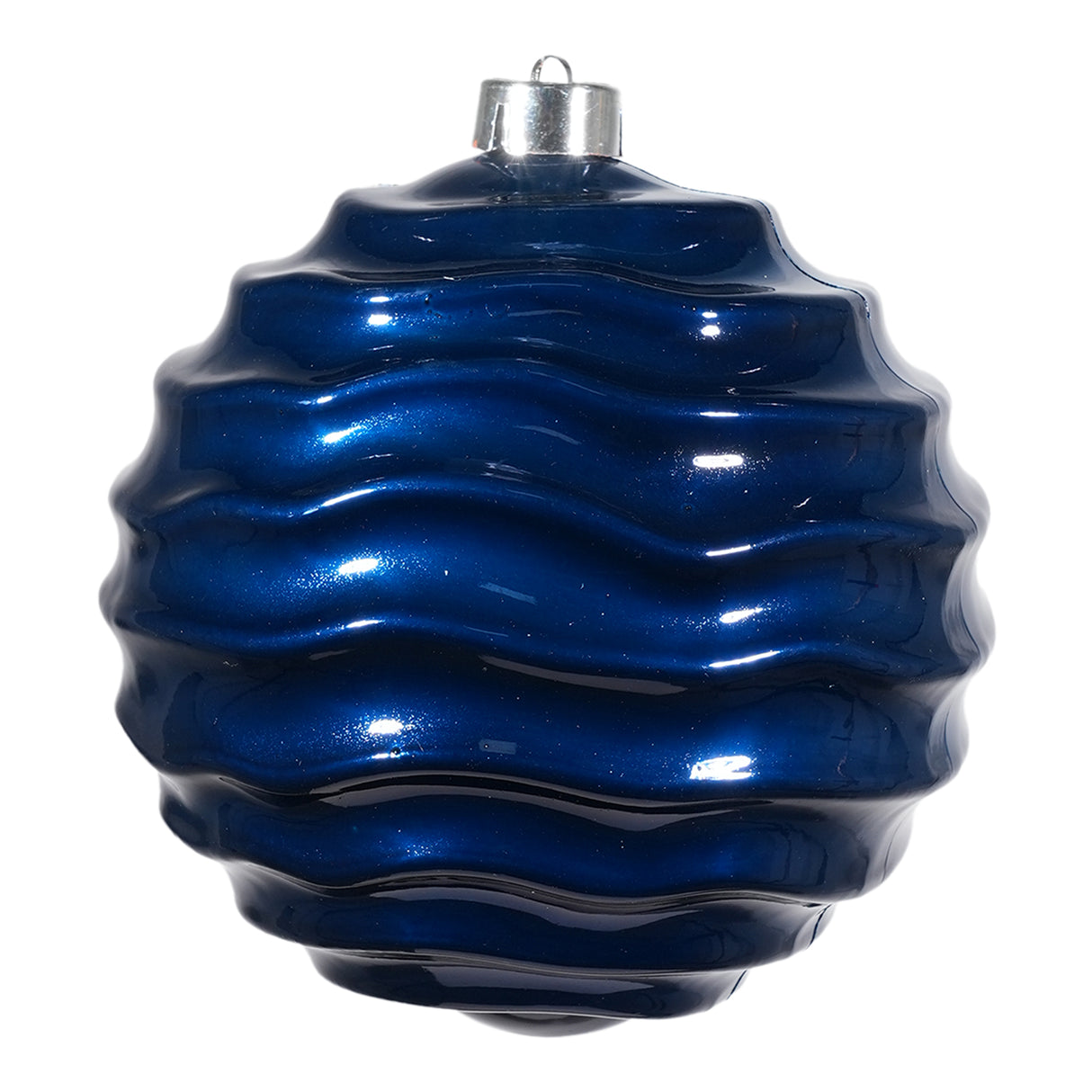 arpimex arpimex sfera rigata di natale d 150 mm plastica blu scuro ean 8018318536090