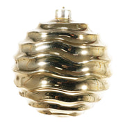 ARPIMEX Sfera Rigata di Natale D 150 Mm Plastica Oro