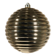 ARPIMEX Sfera Rigata di Natale D 200 Mm Plastica Oro