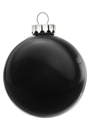 ARPIMEX Box 12 Sfere Natale Vetro D 10 Cm Nero