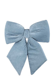 ARPIMEX Fiocco Natale Velluto 13,5 x 10 Cm Blu