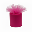 Rotolo Tulle semi-trasparente per bomboniere, decorazioni e fai da te. ARPIMEX rotolo fucsia H 12,5 cm × 100 mt, rete fine, no sfilacciatura ean 8018318043390