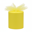 Rotolo Tulle semi-trasparente per bomboniere, decorazioni e fai da te. ARPIMEX rotolo giallo limone H 12,5 cm × 100 mt, rete fine, no sfilacciatura