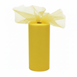 Rotolo Tulle semi-trasparente per bomboniere, decorazioni e fai da te. ARPIMEX rotolo giallo limone H 25 cm × 100 mt, rete fine, no sfilacciatura