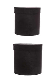 ARPIMEX Set Natale 2 Cappelliere Velluto D 26 Cm H 26 Cm Nero
