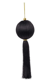 ARPIMEX Sfera Natale con Decoro 7 x 7 x 25 Cm Nero