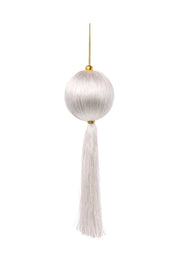 ARPIMEX Sfera Natale con Decoro 9 ,5 x 9,5 x 30 Cm Bianco
