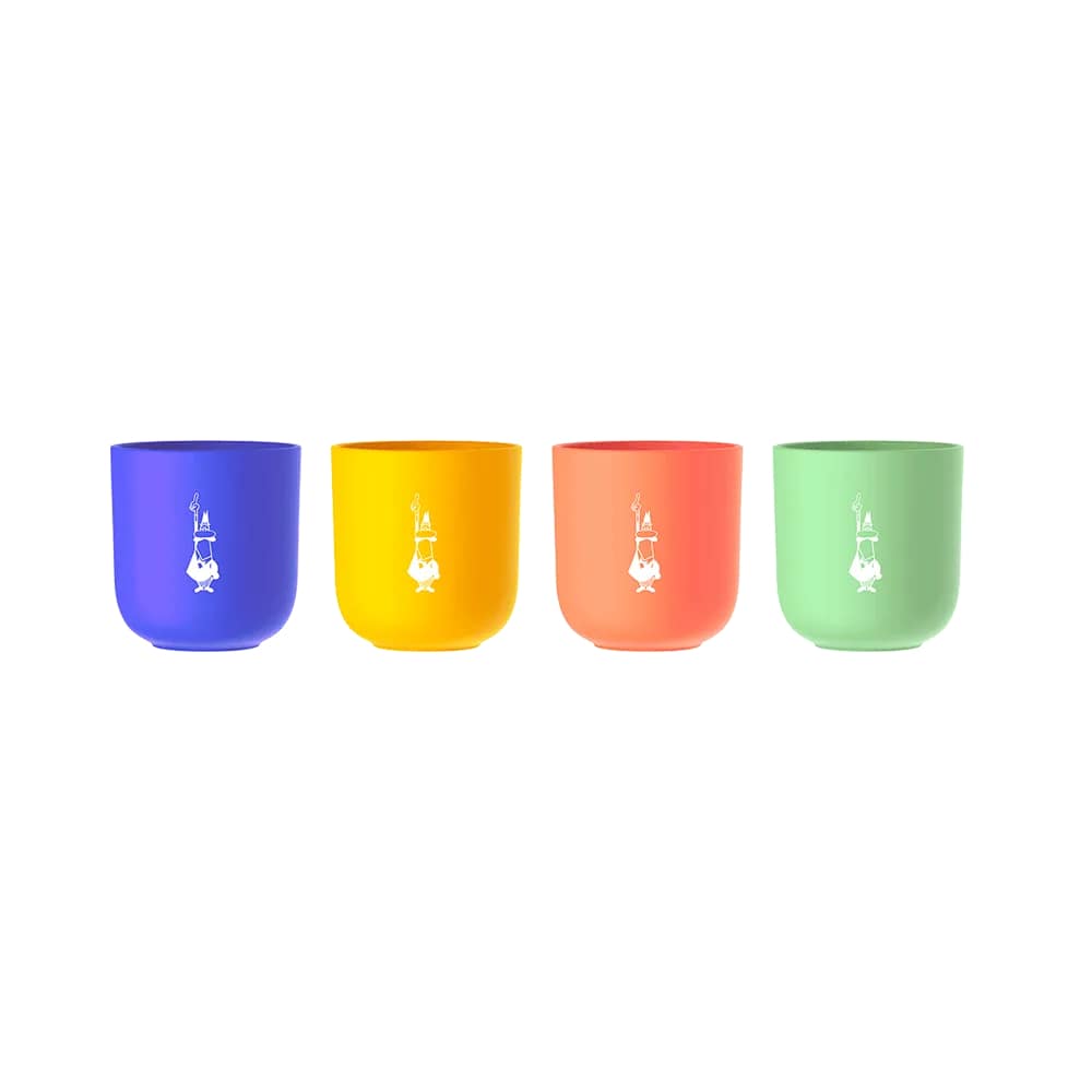 bialetti bialetti set 4 bicchierini caffe multicolor ean 8006363093958