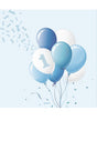 bigiemme bigiemme tovagliolo compleanno palloncini 33 x 33 cm azzurro cf 20 pz ean 8054317181770