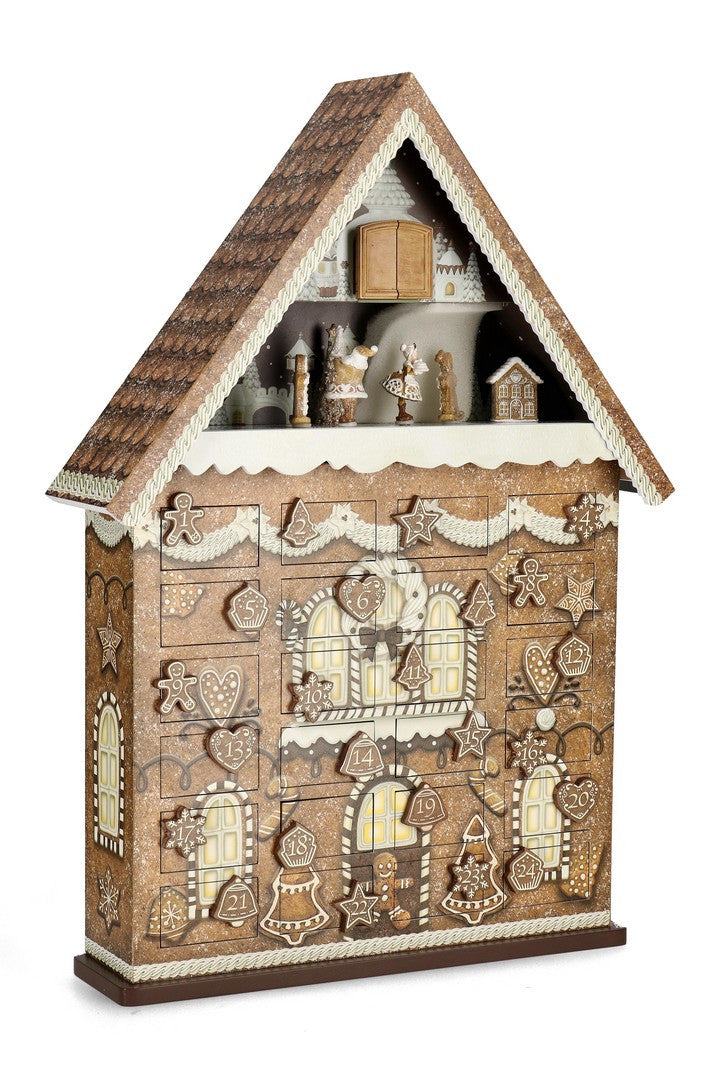 bizzotto bizzotto calendario avvento di natale joleen casa h 615 cm 39 x 105 cm con musica ean 8051836758339