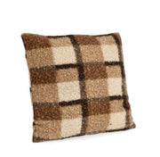 Bizzotto Cuscino di Natale Laurence Quadri 45 x 45 Cm Marrone