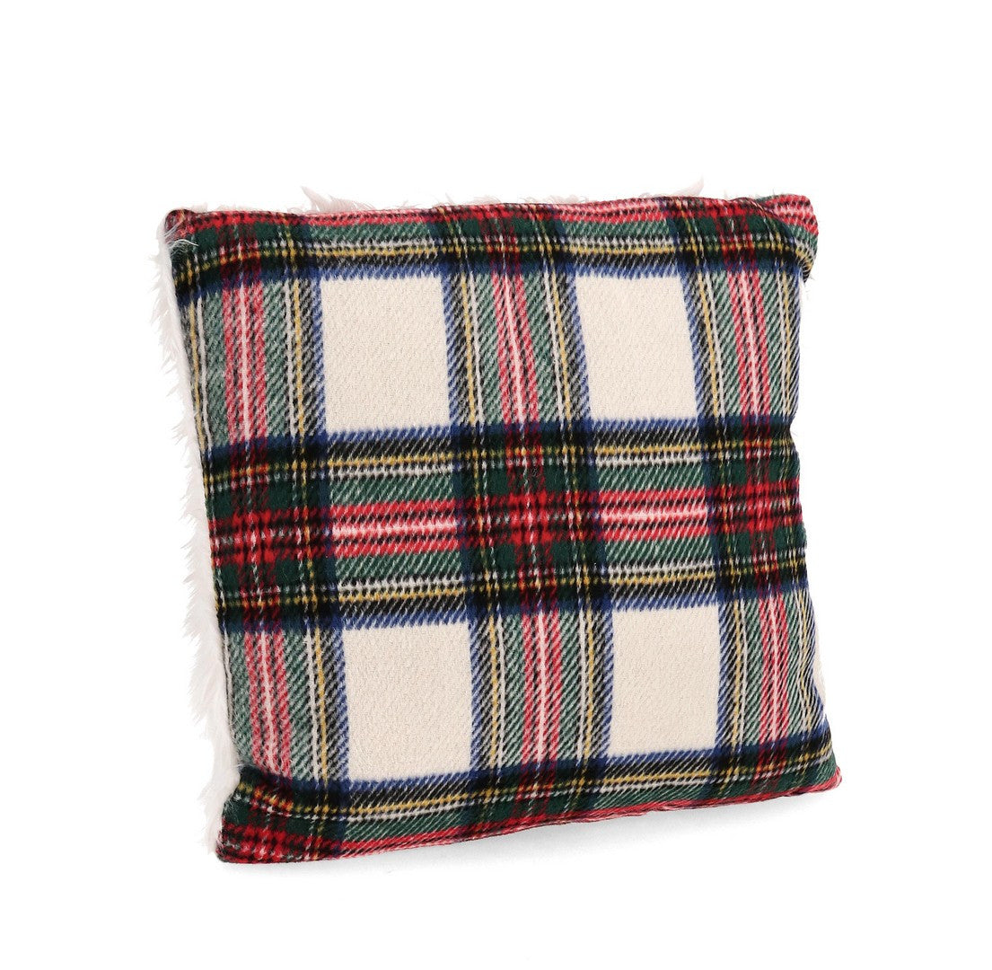 bizzotto bizzotto cuscino di natale richard 45 x 45 cm tartan bianco ean 8051836723405