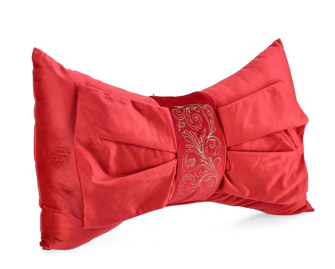 bizzotto bizzotto cuscino festive fiocco di natale 46 x 32 cm rosso ean 8051836744202