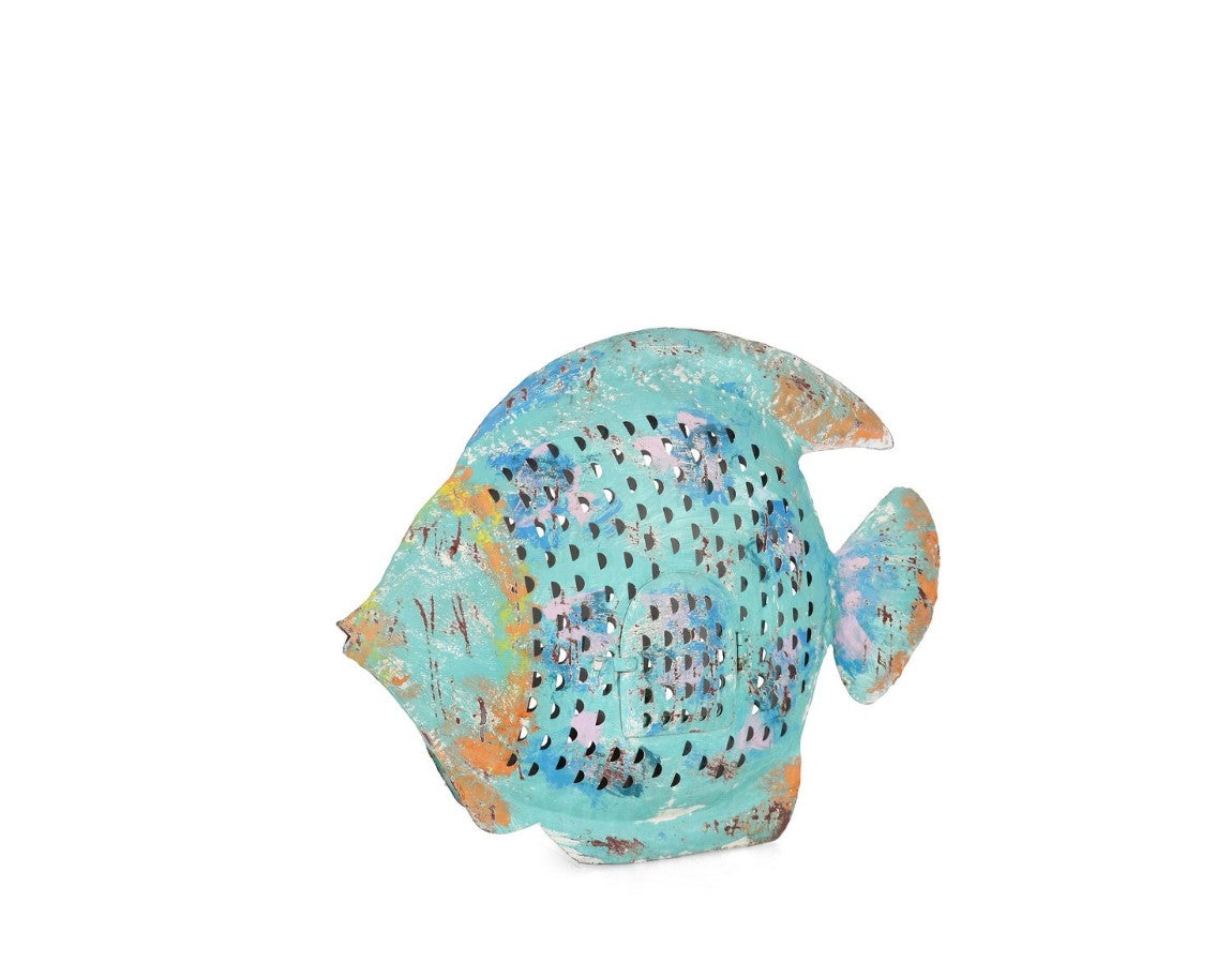 bizzotto bizzotto decorazione pesce nixie h 57 cm 70 x 18 cm metallo azzurro ean 8051836783386