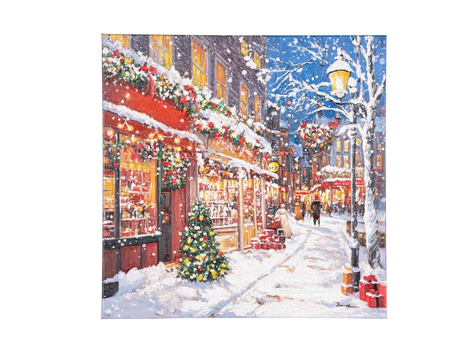 bizzotto bizzotto dipinto silent night 9069 di natale 60 x 60 cm multicolor ean 8051836752306