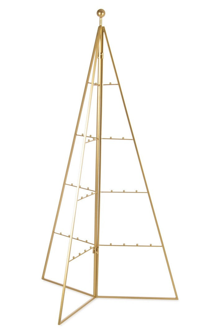 bizzotto bizzotto espositore larke albero di natale con ganci h 120 cm acciaio oro ean 8051836752610